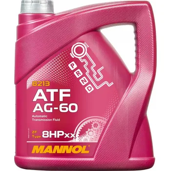 Převodový olej Mannol ATF AG60 8213 - 4l (Speciální syntetická kapalina pro 8stupňové a 6stupňové automatické převodovky ZF)