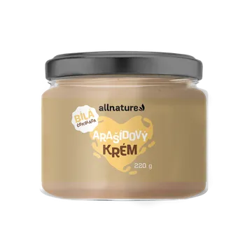 Dětská zábrana Allnature Arašídový krém s bílou čokoládou 220 g