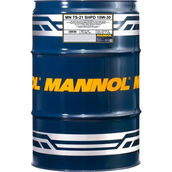 Motorový olej Mannol TS-21 SHPD 10W-30 7121 - 60l (Syntetický motorový olej navržený pro vysoce zatížené a rychloběžné dieselové motory poslední generace)