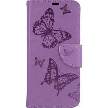 Pouzdro na mobilní telefon Pouzdro Xiaomi Redmi Note 8T knížkové Butterfly fialové (kryt neboli obal na Xiaomi Redmi Note 8T)