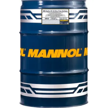 Hydraulický olej Mannol Hydro HV ISO 46 Zinc Free 2206 - 208l (Bezzinkový hydraulický olej navržený pro moderní systémy pracující při vysokých teplotách)