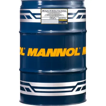 Hydraulický olej Mannol Hydro HV ISO 68 Zinc Free 2213 - 208l (Hydraulický olej bez obsahu zinku, navržený pro vysoce zatěžované systémy)