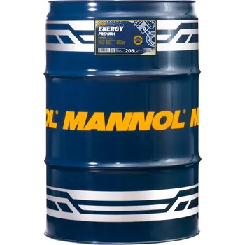 Motorový olej Mannol Energy Premium 5W-30 7908 - 208l (Inovativní plně syntetický motorový olej s obsahem esterů, pro moderní dieselové a benzínové motory)