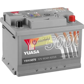Autobaterie Yuasa YBX5075 12V60Ah 620A