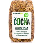 Country Life Čočka zelená velká BIO 500 g