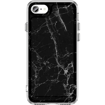 Pouzdro na mobilní telefon Kryt STYLE iPhone SE 2020 pevný Mramor černý (obal neboli pouzdro na iPhone SE 2020)
