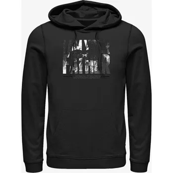Pánská mikina Mikina Merch Star Wars: Classic - Father Spray Unisex Hoodie Black M