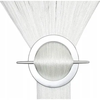 Záclona ZÁCLONY ŠPAGETY ZÁCLONA ŠPAGETA 100x160 cm výška, bílá teplá