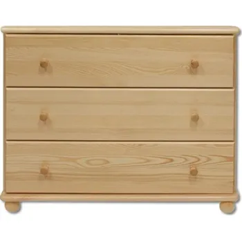Nábytek Drewmax Komoda KD105, 100x78x47, borovice (Barva dřeva: Olše)