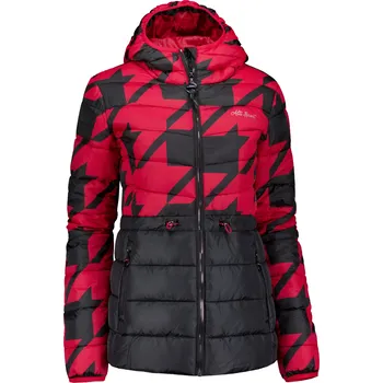 Dámská bunda ALTISPORT DARCIA ČERNÁ/ČERVENÁ XS