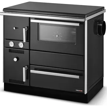 Sporák na tuhá paliva ALFA PLAM Sporák ALFA TERM 20 ECO s výměníkem PRAVÝ antracit 15 kW