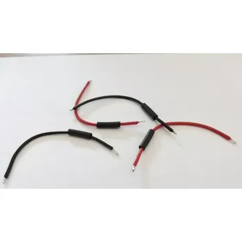 Příslušenství k autodráze Náhradní silikon drátky+bužírky 4ks 8cm