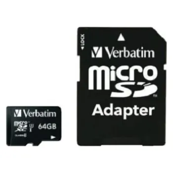 Paměťová karta Karta Micro SD MicroSDXC 64 GB Ne SLC Verbatim