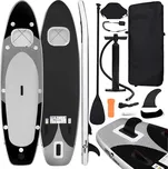 vidaXL Nafukovací SUP paddleboard s příslušenstvím černý 360x81x10 cm