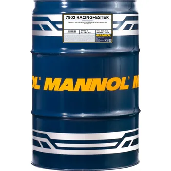 Motorový olej Mannol Racing + Ester 10W-60 7902 - 60l (Prémiový bi-syntetický (PAO + estery) motorový olej navržený pro nové generace motorů)