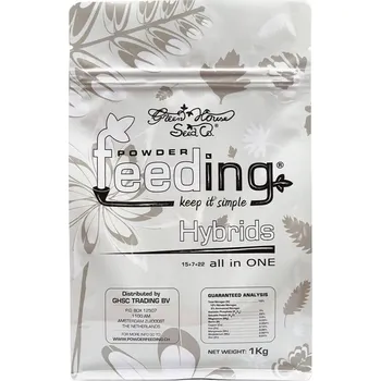 Hnojivo Green House Powder Feeding Hybrids Hmotnost: 500g