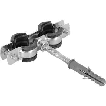 Objímka na trubky dvojitá komplet M8 3/8“ 16-20 mm