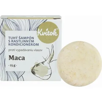 Šampon Tuhý šampon s kondicionérem s macou Kvitok - 25 g + záruka na vrácení do 100 dnů