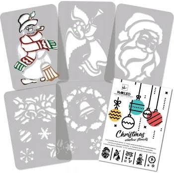 Vrták Šablony na umělý sníh Nakleo SZA-XMAS-001