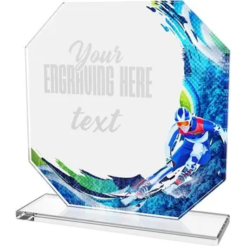 Poháry Bauer Skleněná trofej CR2024302M55 | Sjezdové lyžování