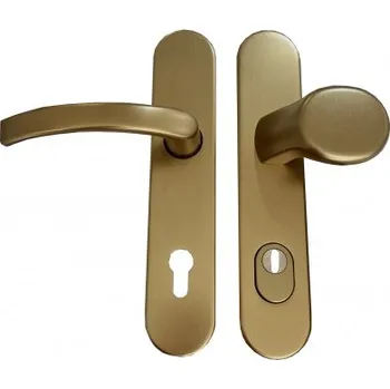 Příslušenství k oknu DAB Trade 52A/2200 G1 ZA klika - koule, s pružinou, rozteč šroubů 216mm, ZA92, trn 8x8mm, TS67-72, F4 bronz