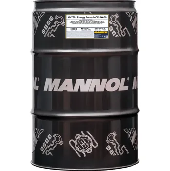 Motorový olej Mannol Energy Formula OP 5W-30 7701 - 208l (Prémiový syntetický motorový olej speciálně vyvinutý pro benzinové a naftové motory vozidel značek Opel a GM)