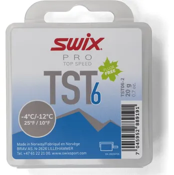 Lyžařský vosk SWIX TST6 Top Speed Turbo, 20g, -4°C až -12°C