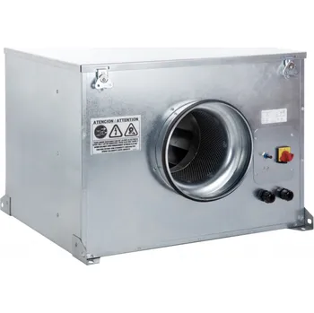 Průmyslový ventilátor Soler&Palau (Španělsko) S&P CAB Průměr [mm]: Ø 160, Model: 2rychlostní motor, Průtok [m3/h]: 600 / 310 Ø 125 - Ø 400