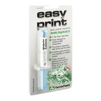 Páječka Bezolovnatá pájecí pasta AGTP Easy Print Sn96,5Ag3Cu0,5, více balení množství 40 g
