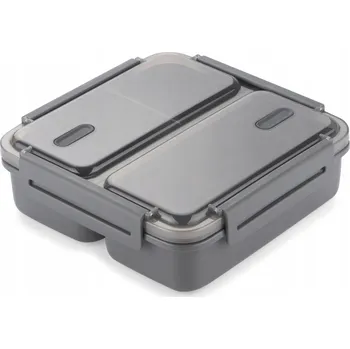 Svačinový box Box na oběd POJEMNIK na svačinu SNÍDAŇOVÝ box 2 komory 1100 ml těsný