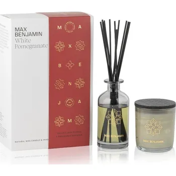 Aroma difuzér Max Benjamin MAX BENJAMIN - GIFTSET - SVÍČKA + DIFUZÉR - White pomegranate