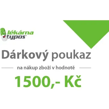 Obálka Dárkový poukaz v hodnotě 1500
