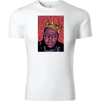 Chlapecké tričko Fenomeno Dětské tričko The Notorious BIG Velikost: 110 cm/4 roky, Barva trička: Bílé