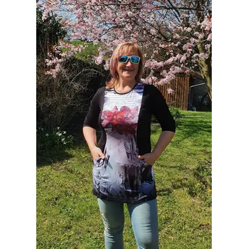 Dámská halenka Scharf Dámská tunika s kapsami Size: S