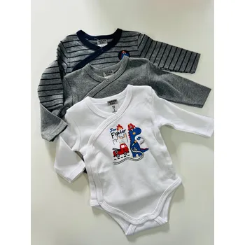 Kojenecký body Jacky Body s dlouhým rukávem ,3 packy, Hasiči Velikosti: 68