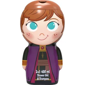 Koupelová kosmetika Ledové království Anna 2D sprchový gel a šampon 400 ml