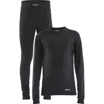 Set dětského termoprádla Set CRAFT CORE Dry Baselayer Junior černá 134