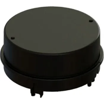 Elektroinstalační krabice Víko odbočné krabice Kulaté víko Černá Nylon 6 Flexicon