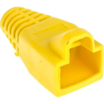 Síťový konektor Krytka konektoru RJ, RJ45, Žlutá