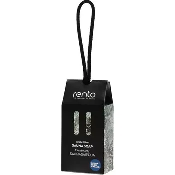 Mýdlo Mýdlo do sauny Rento 176891 - 150g, Arktická borovice, jutový provázek, na bázi rostlinných olejů