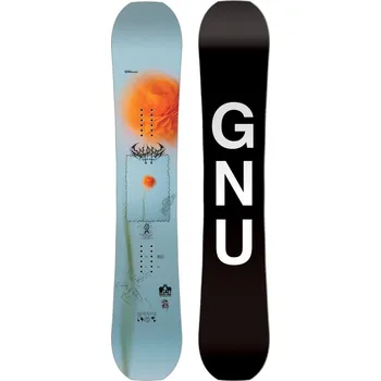 Snowboard Dámský snowboard GNU Gloss Blue/orange 144 cm