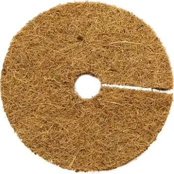 Mulčovací textilie Kokosový mulčovací disk 16cm (HS-DISK16) (Kokosový mulčovací kruh, který&nbsp;chrání zdraví vašich rostlin a stromů. Zamezuje poškození mrazem, suchem a omezuje rozrůstání plevele a tím zabrání poškození kmene a kořenů při okopávání.)
