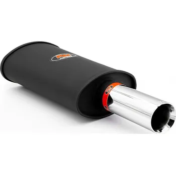 Výfuková trubka RM Motors Sportovní výfuk RM117 s leštěnou koncovkou KPCP76/76DS