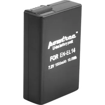 TopTechnology Baterie Nikon EN-EL14 1500mAh Li-Ion 7,4V neoriginální baterie pro fotoaparáty