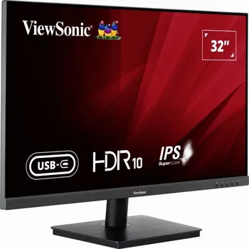 Monitor Viewsonic VA3208-4K-HD LED monitor 81.3 cm (32 palec)3840 x 2160 Pixel, 16:9, 4 ms, IPS LED