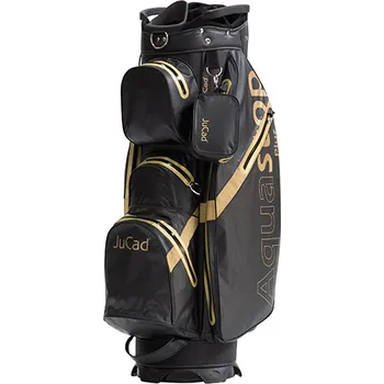 Golfový bag JuCad Aquastop PLUS golfový cartbag černo/zlatý