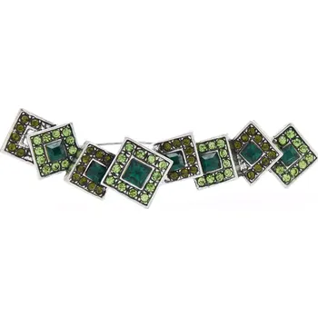 Brož B-TOP Krystalová brož Crystal square