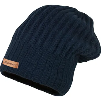 Čepice Zimní čepice Sherpa Beanie Mono Barva: tmavě modrá