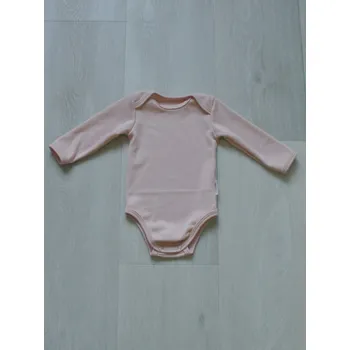 Kojenecký body Rostoucí Merino Body MoniLu dl. rukáv zimní - sv. růžová Velikost Body: 80/86-92