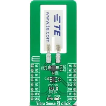 Vývojová deska Vývojová deska ADC, pro použití s: AMC1100, klasifikace: Modul převodníku ISO ADC 3 Click MikroElektronika